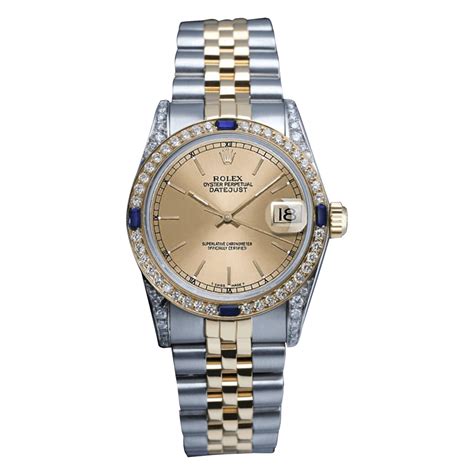 datejust rolex anni 80 quandrante champagne bracciale jubile|rolex jubilee diamond.